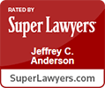 Rated By Super Lawyer | Jeffrey C. Anderson
